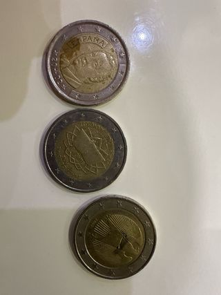 Lote monedas 2 € conmemorativas – España y Europa