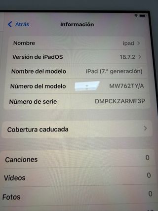 iPad 7ª Gen 64GB Dorado
