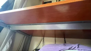 Escritorio madera y patas metálicas