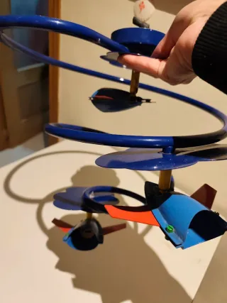 Lámpara infantil de aviones