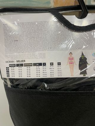 Disfraz Bruja Fantasía Talla L