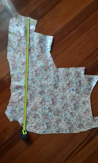 Retal piel con estampado floral