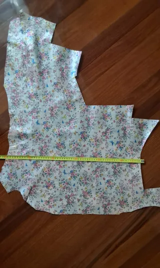 Retal piel con estampado floral