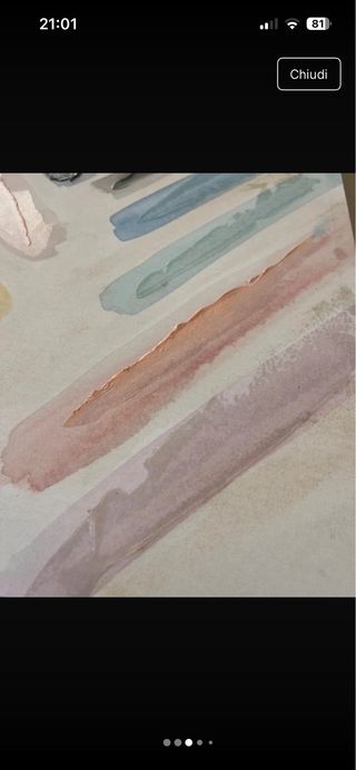 Quadro astratto dipinto a mano