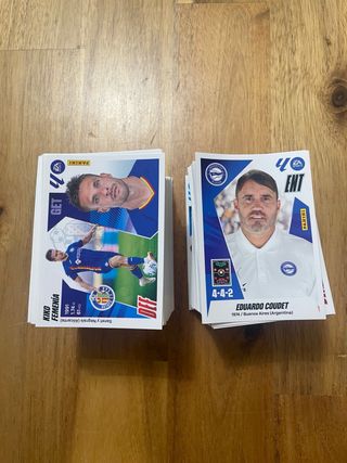 Lote cromos Liga Este 2025-26