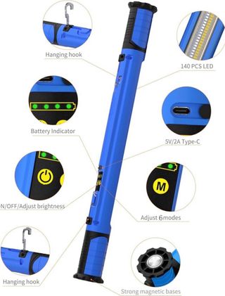 Lámpara LED Trabajo Recargable CLV 3000LM