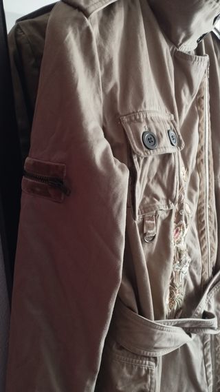 Chaqueta Tara Jarmon mujer beige floral