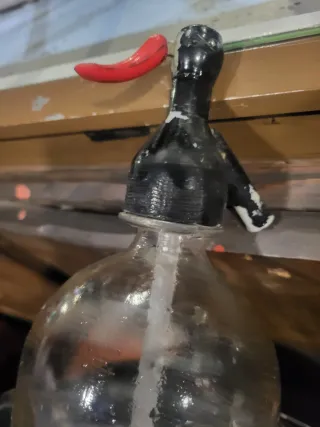 Sifón antiguo El Gallo