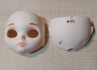 Carcasa Muñeca Blythe - Cara y Parte Trasera mate