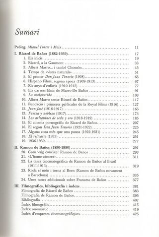 AQUELL PRIMER CINEMA CATALÀ ELS GERMANS BAÑOS - JO