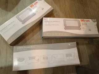 Barrera Cama Interbaby 90cm Estrella Gris