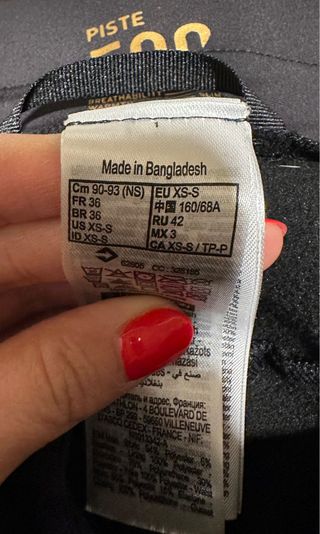 Pantalón de Nieve Mujer Negro