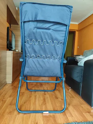 Silla reclinable acolchada