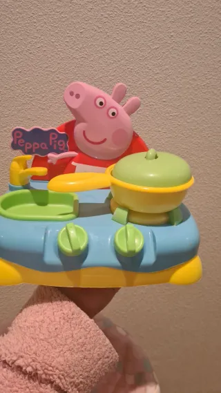 Mini cocina Peppa Pig y carrito compra