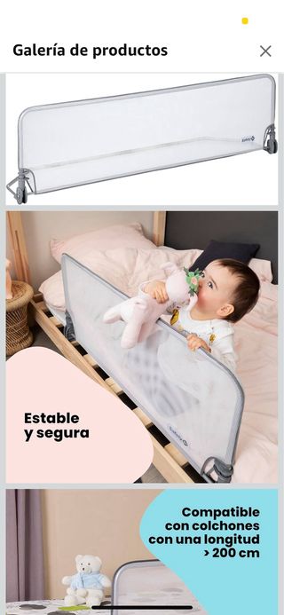 Barrera Seguridad Cama Infantil Safety 1st