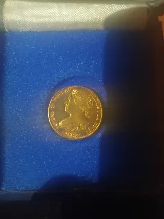 Moneda de Oro 1882