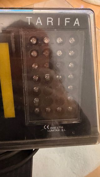 Modulo taxi Luz Led tarifa digital con iman