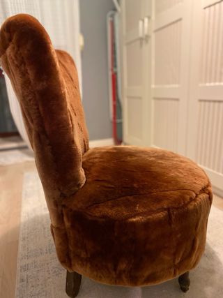 Silla tapizada mouton auténtica