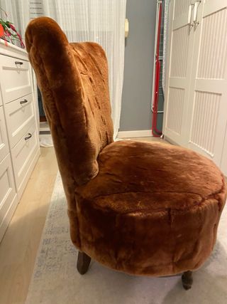 Silla tapizada mouton auténtica