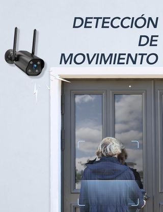 Cámara de vigilancia Wi-Fi exterior (2 unidades)