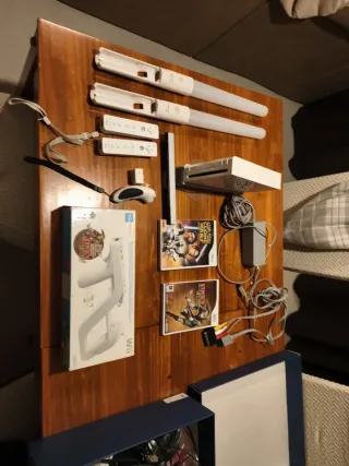 CONSOLA Wii Link's Crossbow Training + Accesorios