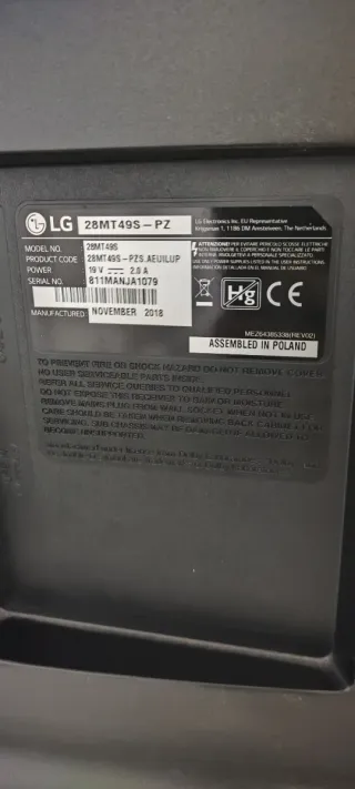 Televisor LG 28 28MT49s