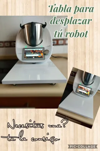 Tabla de ruedas para robot de cocina Thermomix