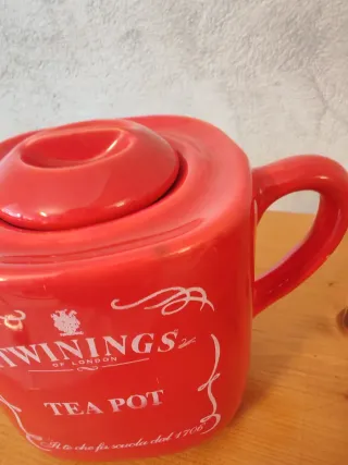 Set teiera e porta the Twinings rosso