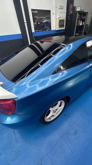 Vinilo negro para lunas de coche