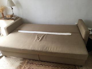 Divano letto a 3 posti IKEA beige