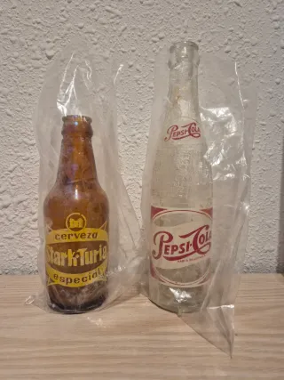Lote di bottiglie da collezione: Pepsi-Cola e birra