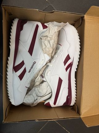 Reebok Royal Glide Zapatillas Blancas y Rojas