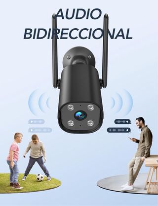 Cámara de vigilancia Wi-Fi exterior (2 unidades)