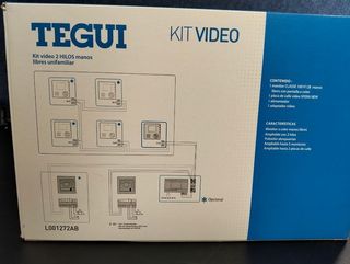 Kit Videoportero Tegui Sfera New 1 Vivienda 2 Hilo