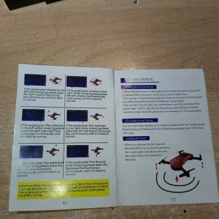 Mini Drone Rojo y Negro