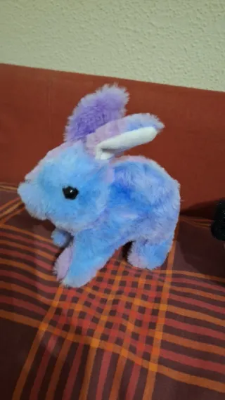 Lote 2 muñecos peluche conejo y panda