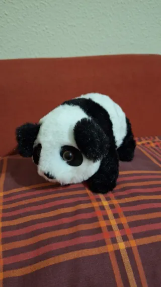 Lote 2 muñecos peluche conejo y panda