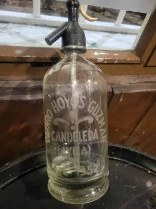 Sifón antiguo Candelera Ávila