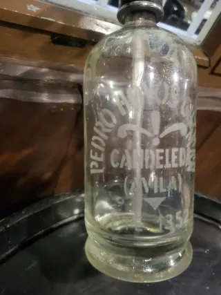 Sifón antiguo Candelera Ávila