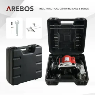 AREBOS Fresadora Electrica Profesional