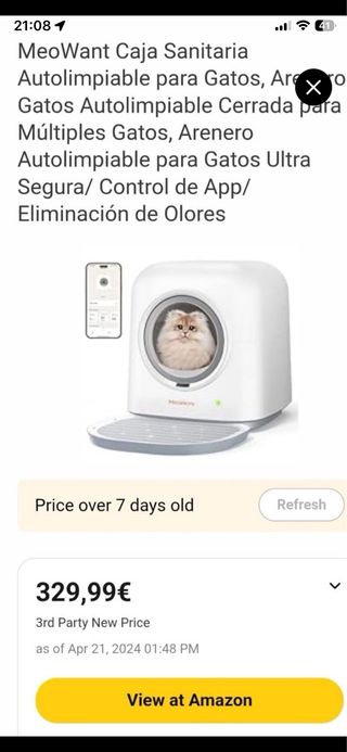 Arenero Gatos Inteligente con App