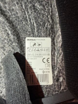 Casco hípica Decathlon negro