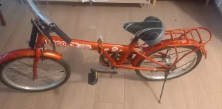 Bicicleta Plegable Naranja