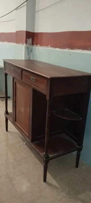 Mueble antiguo madera nogal vintage