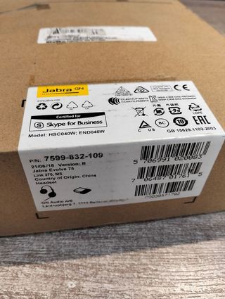 Jabra Evolve 75 MS Auriculares Inalámbricos Estéreo On-Ear certificados por Microsoft