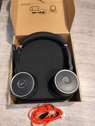 Jabra Evolve 75 MS Auriculares Inalámbricos Estéreo On-Ear certificados por Microsoft