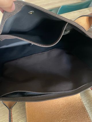 Bolso de nylon marrón