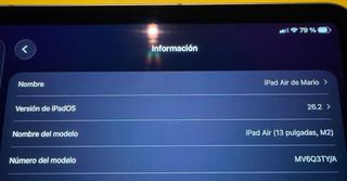 iPad Air 13 M2 128GB Celular Gris