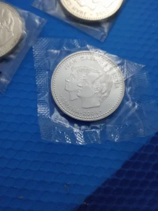 3 Monedas 12€ plata 2002 2003 2004 empaquetadas