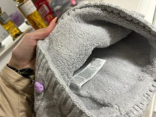 Bufanda de punto para niña